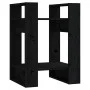 Estantería/divisor de espacios madera pino negro 41x35x57 cm de vidaXL, Librerías y estanterías - Ref: Foro24-813858, Precio:...