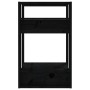 Black pine wood shelving/space divider 41x35x57 cm by vidaXL, Bookcases and shelves - Ref: Foro24-813858, Price: 28,70 €, Dis...