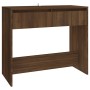 Oak brown engineered wood console table 89x41x76.5 cm by vidaXL, Side tables - Ref: Foro24-813001, Price: 50,09 €, Discount: %