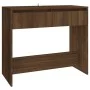 Oak brown engineered wood console table 89x41x76.5 cm by vidaXL, Side tables - Ref: Foro24-813001, Price: 49,82 €, Discount: %