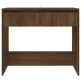 Oak brown engineered wood console table 89x41x76.5 cm by vidaXL, Side tables - Ref: Foro24-813001, Price: 49,82 €, Discount: %