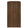 Oak brown engineered wood console table 89x41x76.5 cm by vidaXL, Side tables - Ref: Foro24-813001, Price: 50,09 €, Discount: %