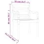 5-teiliges Garten-Essset aus massivem Teakholz von vidaXL, Gartensets - Ref: Foro24-3100787, Preis: 699,51 €, Rabatt: %