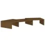 Monitor stand solid pine wood honey brown 60x24x10.5 cm by vidaXL, TV Furniture - Ref: Foro24-813937, Price: 22,22 €, Discoun...