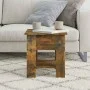 Mesa de centro madera de ingeniería roble ahumado 40x40x42 cm de vidaXL, Mesas de centro - Ref: Foro24-813080, Precio: 32,25 ...