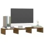 Monitorständer aus massivem Kiefernholz, honigbraun, 60 x 24 x 10,5 cm von vidaXL, TV-Möbel - Ref: Foro24-813937, Preis: 22,2...