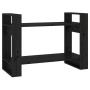 Black pine wood shelving/space divider 80x35x56.5 cm by vidaXL, Bookcases and shelves - Ref: Foro24-813898, Price: 34,17 €, D...