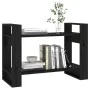 Regal/Raumteiler aus schwarzem Kiefernholz, 80 x 35 x 56,5 cm von vidaXL, Bücherregale und Regale - Ref: Foro24-813898, Preis...