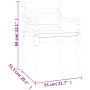 Garten Essgarnitur 7 Stück mit Kissen massivem Teakholz von vidaXL, Gartensets - Ref: Foro24-3100792, Preis: 989,09 €, Rabatt: %