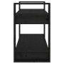 Black pine wood shelving/space divider 80x35x56.5 cm by vidaXL, Bookcases and shelves - Ref: Foro24-813898, Price: 34,17 €, D...