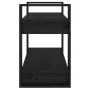 Regal/Raumteiler aus schwarzem Kiefernholz, 80 x 35 x 56,5 cm von vidaXL, Bücherregale und Regale - Ref: Foro24-813898, Preis...
