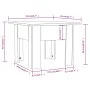 Couchtisch aus braunem Eichensperrholz, 55 x 55 x 42 cm von vidaXL, Couchtisch - Ref: Foro24-813070, Preis: 36,42 €, Rabatt: %