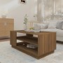 Oak brown engineered wood coffee table 102x55x43 cm by vidaXL, Coffee table - Ref: Foro24-813085, Price: 54,93 €, Discount: %
