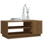 Oak brown engineered wood coffee table 102x55x43 cm by vidaXL, Coffee table - Ref: Foro24-813085, Price: 54,93 €, Discount: %