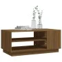 Oak brown engineered wood coffee table 102x55x43 cm by vidaXL, Coffee table - Ref: Foro24-813085, Price: 54,39 €, Discount: %