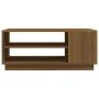 Oak brown engineered wood coffee table 102x55x43 cm by vidaXL, Coffee table - Ref: Foro24-813085, Price: 54,39 €, Discount: %