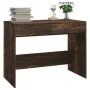 Smoked oak engineered wood desk 101x50x76.5 cm by vidaXL, Desks - Ref: Foro24-812996, Price: 66,43 €, Discount: %