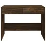 Schreibtisch aus geräuchertem Eichenholzwerkstoff, 101 x 50 x 76,5 cm von vidaXL, Schreibtische - Ref: Foro24-812996, Preis: ...