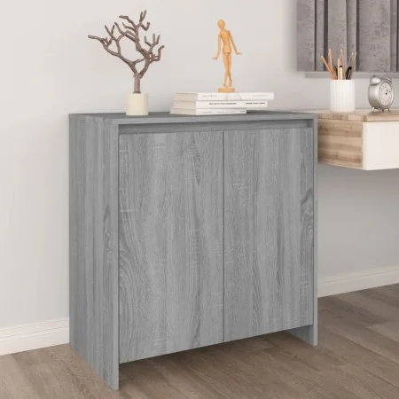 Sonoma graues Sperrholz-Sideboard 70x41x75 cm von vidaXL, Sideboards - Ref: Foro24-813003, Preis: 74,22 €, Rabatt: %