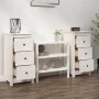 Sideboards 2 Stück aus massivem weißem Kiefernholz 40x35x80 cm von vidaXL, Sideboards - Ref: Foro24-813742, Preis: 121,45 €, ...