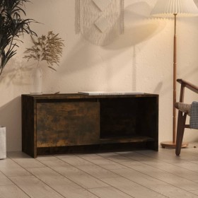 TV-Schrank aus geräuchertem Eichenholzwerkstoff, 90 x 35 x 40 cm von vidaXL, TV-Möbel - Ref: Foro24-813017, Preis: 45,11 €, R...