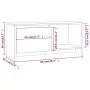 Mueble de TV madera de ingeniería roble ahumado 90x35x40 cm de vidaXL, Muebles TV - Ref: Foro24-813017, Precio: 43,27 €, Desc...