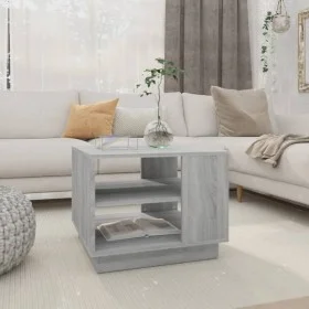 Sonoma gray engineered wood coffee table 55x55x43 cm by vidaXL, Coffee table - Ref: Foro24-813087, Price: 46,98 €, Discount: %