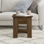 Engineered wood brown oak coffee table 40x40x42 cm by vidaXL, Coffee table - Ref: Foro24-813082, Price: 32,26 €, Discount: %