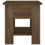 Engineered wood brown oak coffee table 40x40x42 cm by vidaXL, Coffee table - Ref: Foro24-813082, Price: 32,26 €, Discount: %