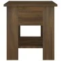 Engineered wood brown oak coffee table 40x40x42 cm by vidaXL, Coffee table - Ref: Foro24-813082, Price: 31,86 €, Discount: %