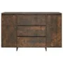Sideboard with 3 smoked oak drawers 120x41x75 cm by vidaXL, Sideboards - Ref: Foro24-813062, Price: 125,36 €, Discount: %