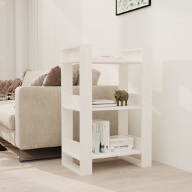 Bücherregal/Raumteiler aus weißem Kiefernholz 60x35x91 cm von vidaXL, Bücherregale und Regale - Ref: Foro24-813880, Preis: 43...
