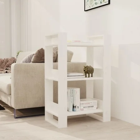 Shelf / space divider made of white pine wood 60x35x91 cm by vidaXL, Bookcases and shelves - Ref: Foro24-813880, Price: 43,09...