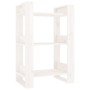 Bücherregal/Raumteiler aus weißem Kiefernholz 60x35x91 cm von vidaXL, Bücherregale und Regale - Ref: Foro24-813880, Preis: 43...