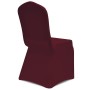 Funda para silla elástica 4 unidades burdeos