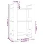 Shelf / space divider made of white pine wood 60x35x91 cm by vidaXL, Bookcases and shelves - Ref: Foro24-813880, Price: 43,09...
