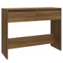 Konsolentisch Eiche braun Holzwerkstoff 100x35x76,5 cm von vidaXL, Seitentische - Ref: Foro24-813037, Preis: 59,56 €, Rabatt: %