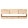 Mueble de TV de madera maciza de pino 110,5x34x40 cm de vidaXL, Muebles TV - Ref: Foro24-813844, Precio: 75,09 €, Descuento: %