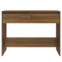 Konsolentisch Eiche braun Holzwerkstoff 100x35x76,5 cm von vidaXL, Seitentische - Ref: Foro24-813037, Preis: 59,56 €, Rabatt: %