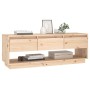Massives TV-Möbel aus Kiefernholz 110,5x34x40 cm von vidaXL, TV-Möbel - Ref: Foro24-813844, Preis: 75,87 €, Rabatt: %