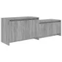 TV-Schrank aus geräuchertem grauem Holzwerkstoff, 146,5 x 35 x 50 cm von vidaXL, TV-Möbel - Ref: Foro24-813027, Preis: 60,67 ...