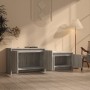 TV-Schrank aus geräuchertem grauem Holzwerkstoff, 146,5 x 35 x 50 cm von vidaXL, TV-Möbel - Ref: Foro24-813027, Preis: 61,25 ...
