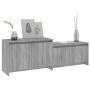 TV-Schrank aus geräuchertem grauem Holzwerkstoff, 146,5 x 35 x 50 cm von vidaXL, TV-Möbel - Ref: Foro24-813027, Preis: 61,25 ...