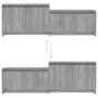 TV-Schrank aus geräuchertem grauem Holzwerkstoff, 146,5 x 35 x 50 cm von vidaXL, TV-Möbel - Ref: Foro24-813027, Preis: 60,67 ...