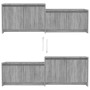 TV-Schrank aus geräuchertem grauem Holzwerkstoff, 146,5 x 35 x 50 cm von vidaXL, TV-Möbel - Ref: Foro24-813027, Preis: 61,25 ...