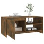 Mesa de centro madera contrachapada roble ahumado 102x50x45 cm de vidaXL, Mesas de centro - Ref: Foro24-813032, Precio: 60,65...