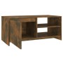 Mesa de centro madera contrachapada roble ahumado 102x50x45 cm de vidaXL, Mesas de centro - Ref: Foro24-813032, Precio: 60,65...