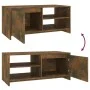 Couchtisch aus geräuchertem Eichensperrholz, 102 x 50 x 45 cm von vidaXL, Couchtisch - Ref: Foro24-813032, Preis: 60,05 €, Ra...