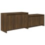 TV-Ständer aus braunem Eichenparkett 146,5x35x50 cm von vidaXL, TV-Möbel - Ref: Foro24-813028, Preis: 61,18 €, Rabatt: %