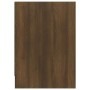 Mueble de TV madera de ingeniería marrón roble 146,5x35x50 cm